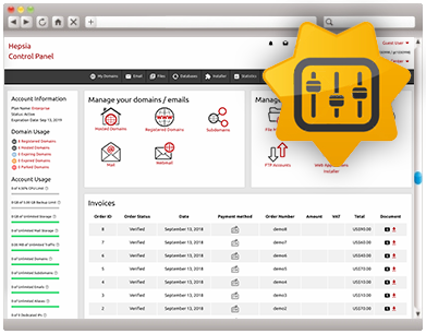 Web Hosting Control Panel